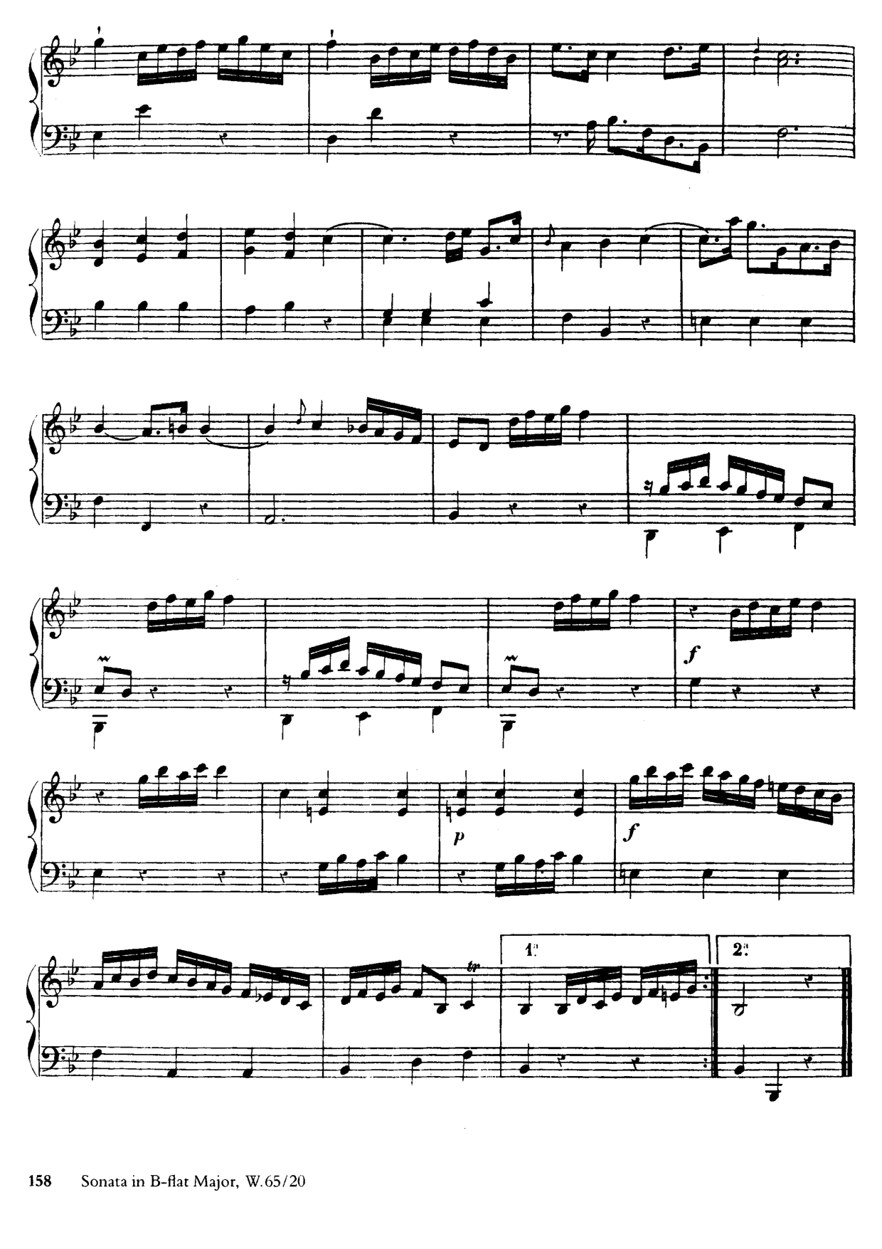 Keyboard Sonata in B-flat major, H.51 [#54285].pdf