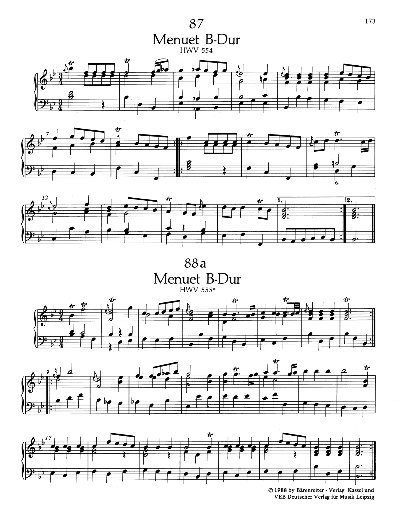 Minuet in B flat major, HWV 555 [#418500].pdf