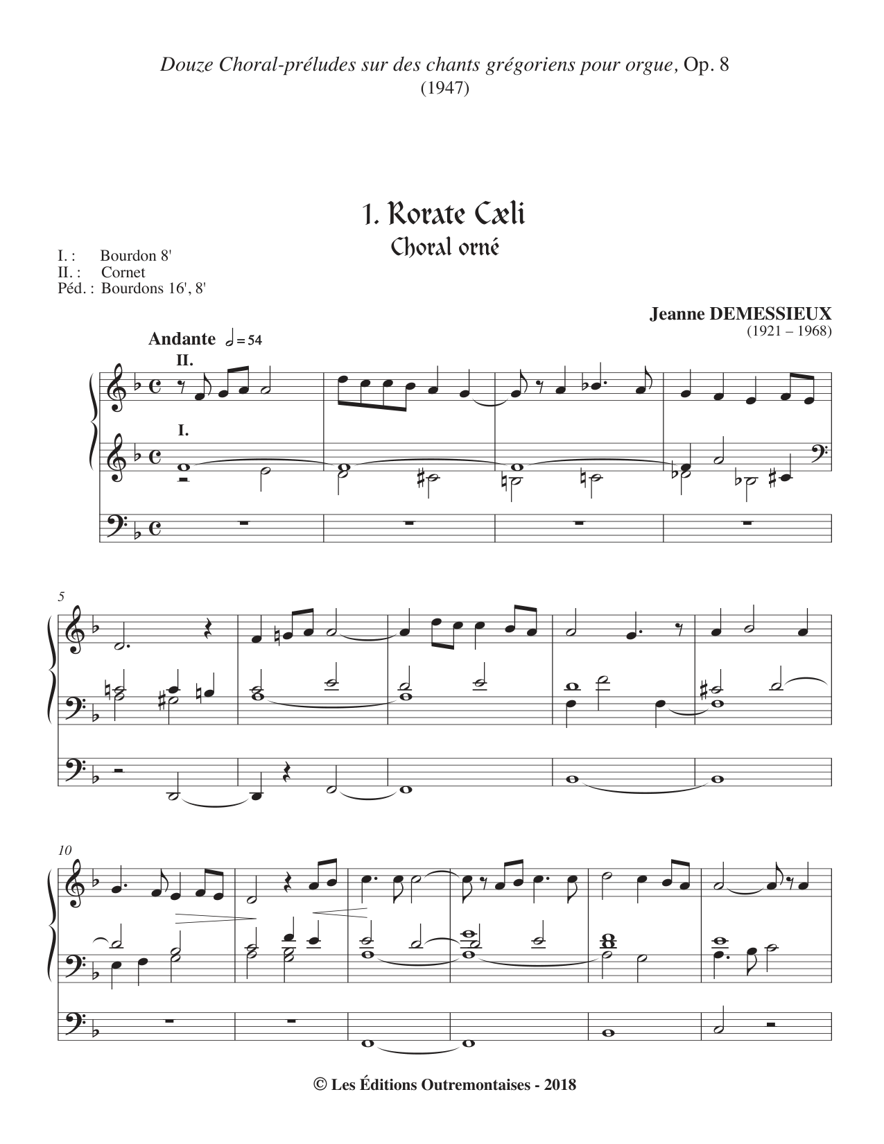 12 Chorale Preludes on Gregorian Chant Themes, Op.8 [#622930].pdf