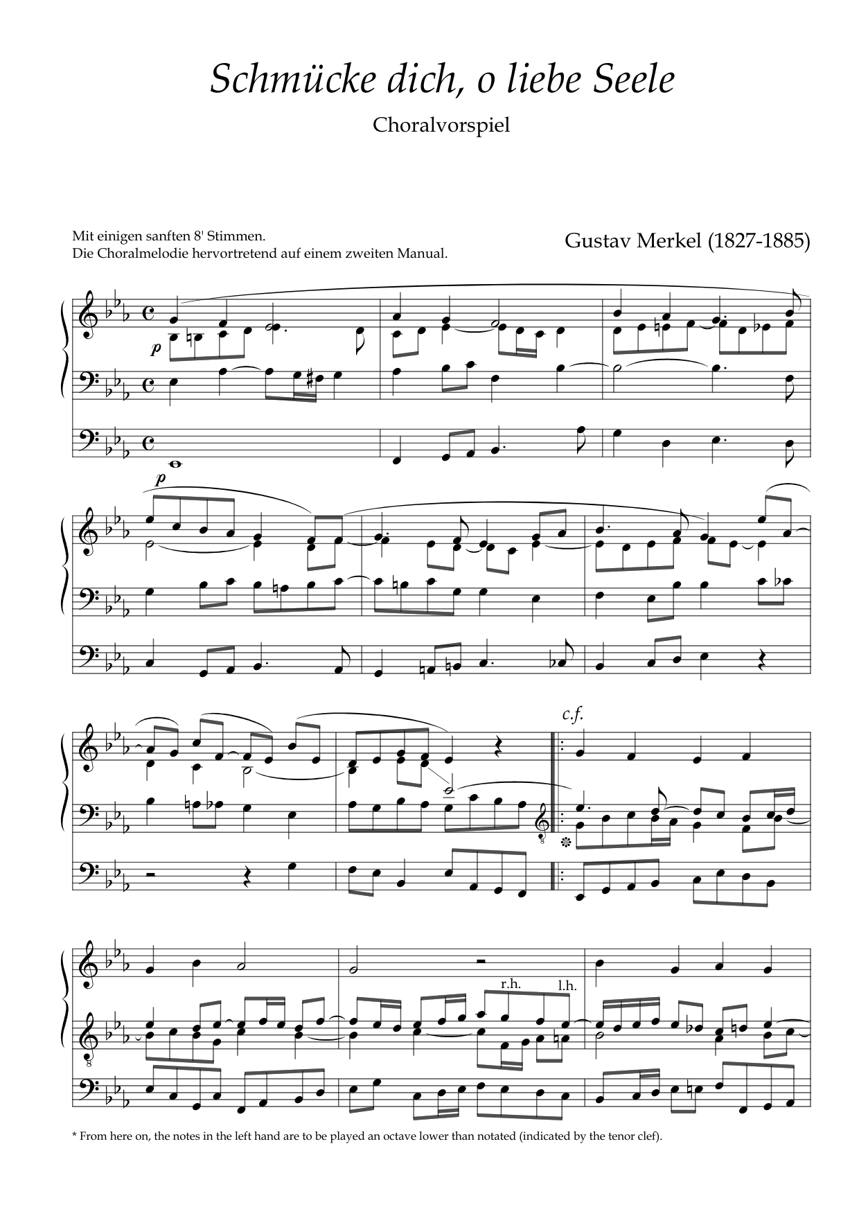Choralvorspiel 'Schmücke dich, o liebe Seele', WoO 5 [#290060].pdf