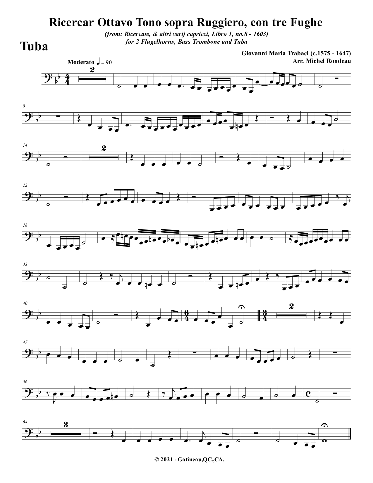Ricercar Ottavo Tono sopra Ruggiero, con tre Fughe [#705974].pdf