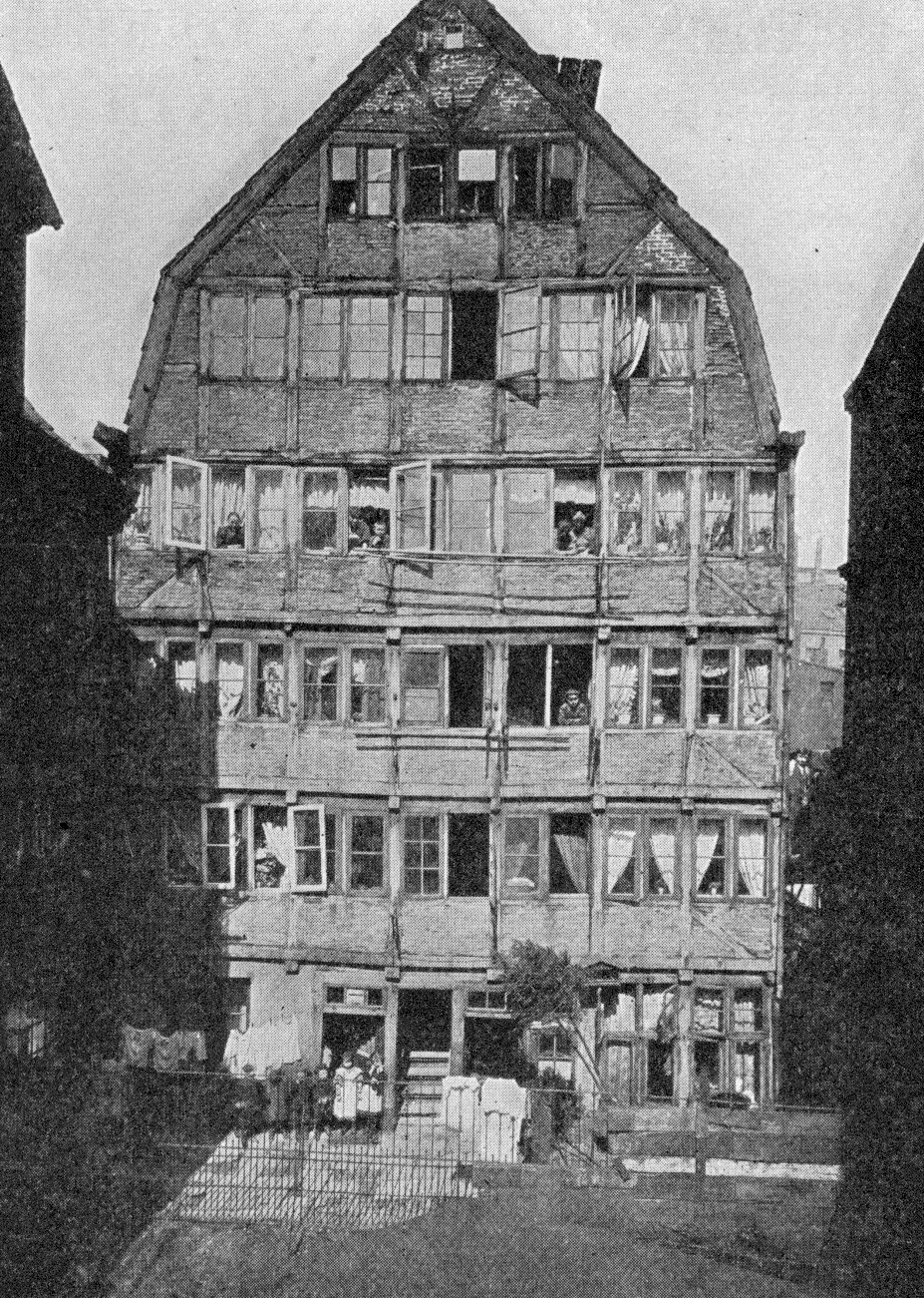 Brahms's birthplace at No. 24 Specksgang, Hamburg