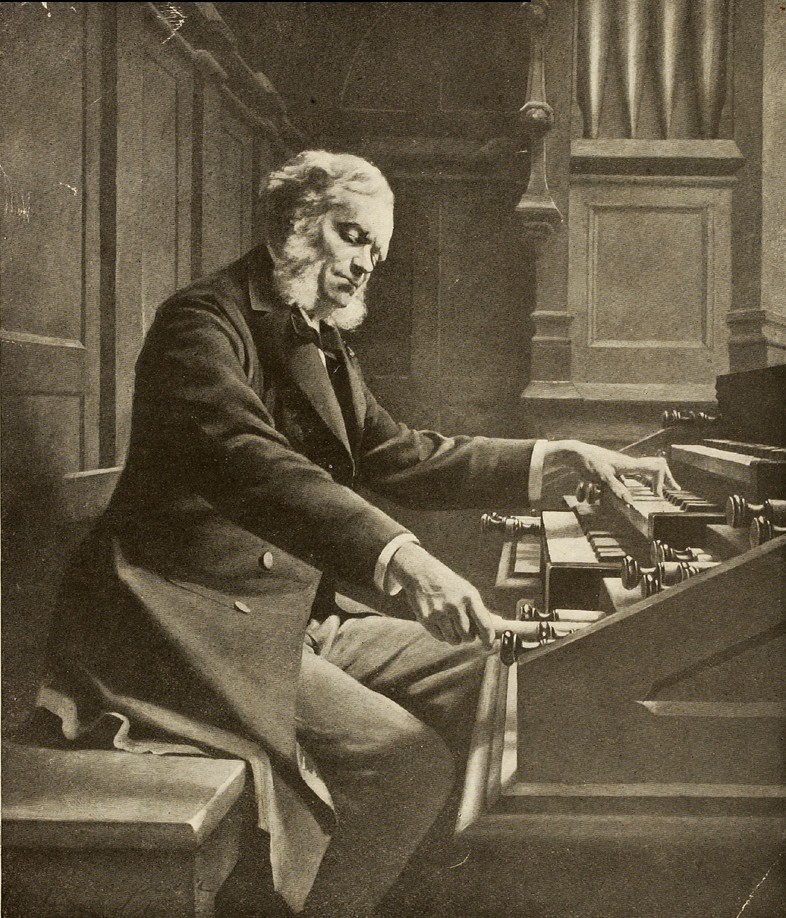 César Franck at the organ of Sainte-Clotilde