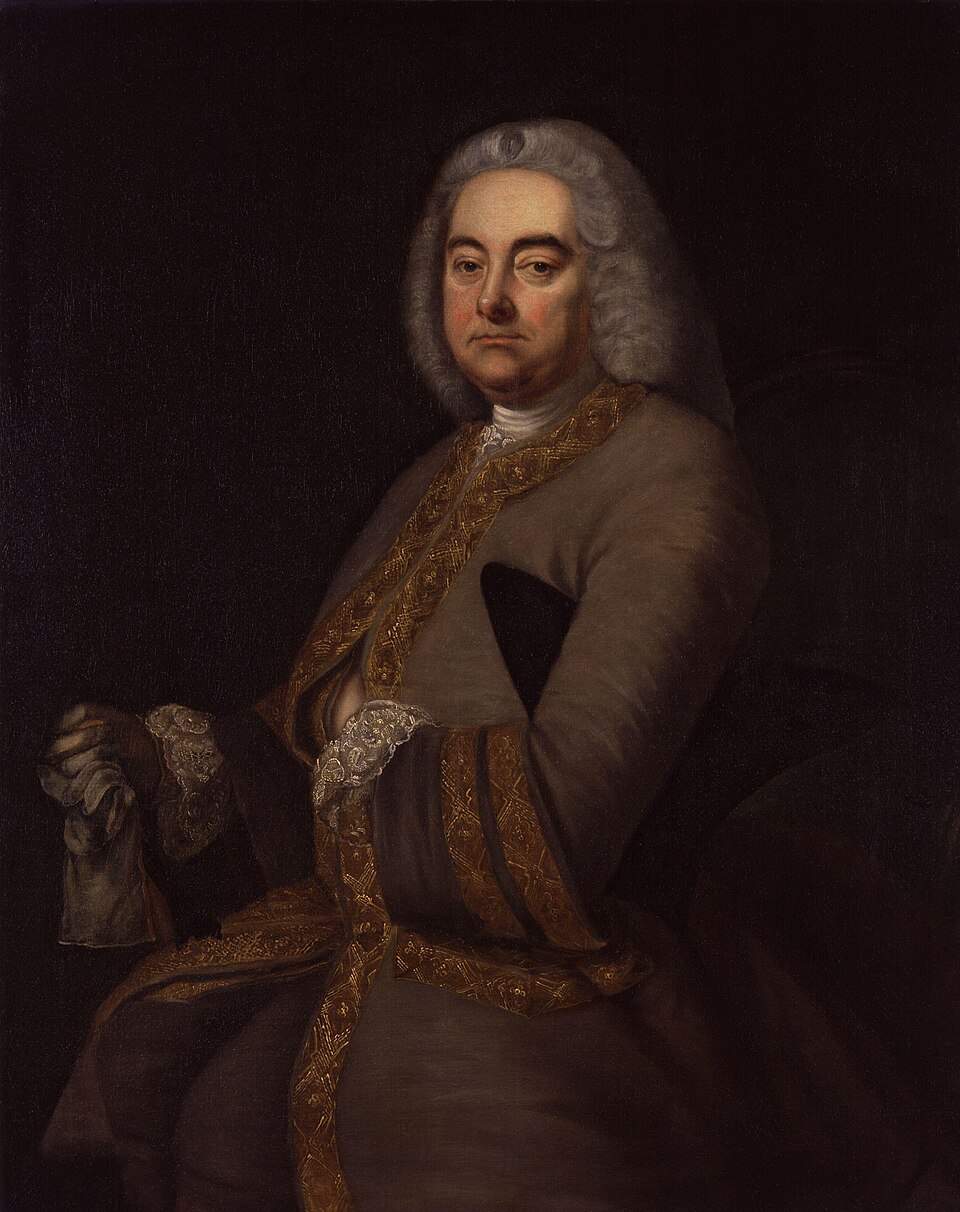 George Frideric Handel by Thomas Hudson, 1756