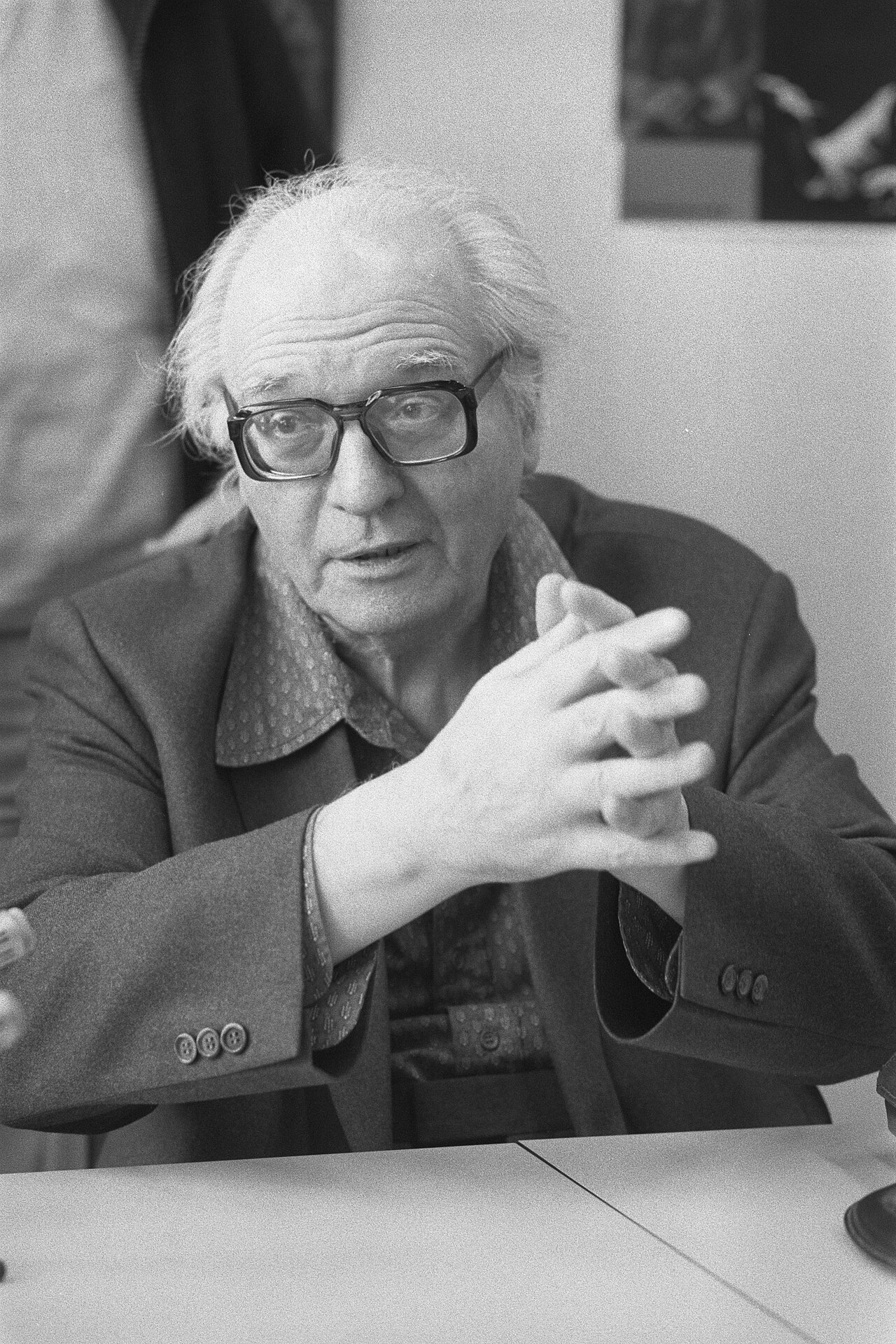 Olivier Messiaen lecturing in 1986