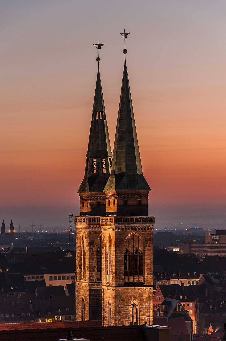 St Sebaldus church towers, Nuremberg