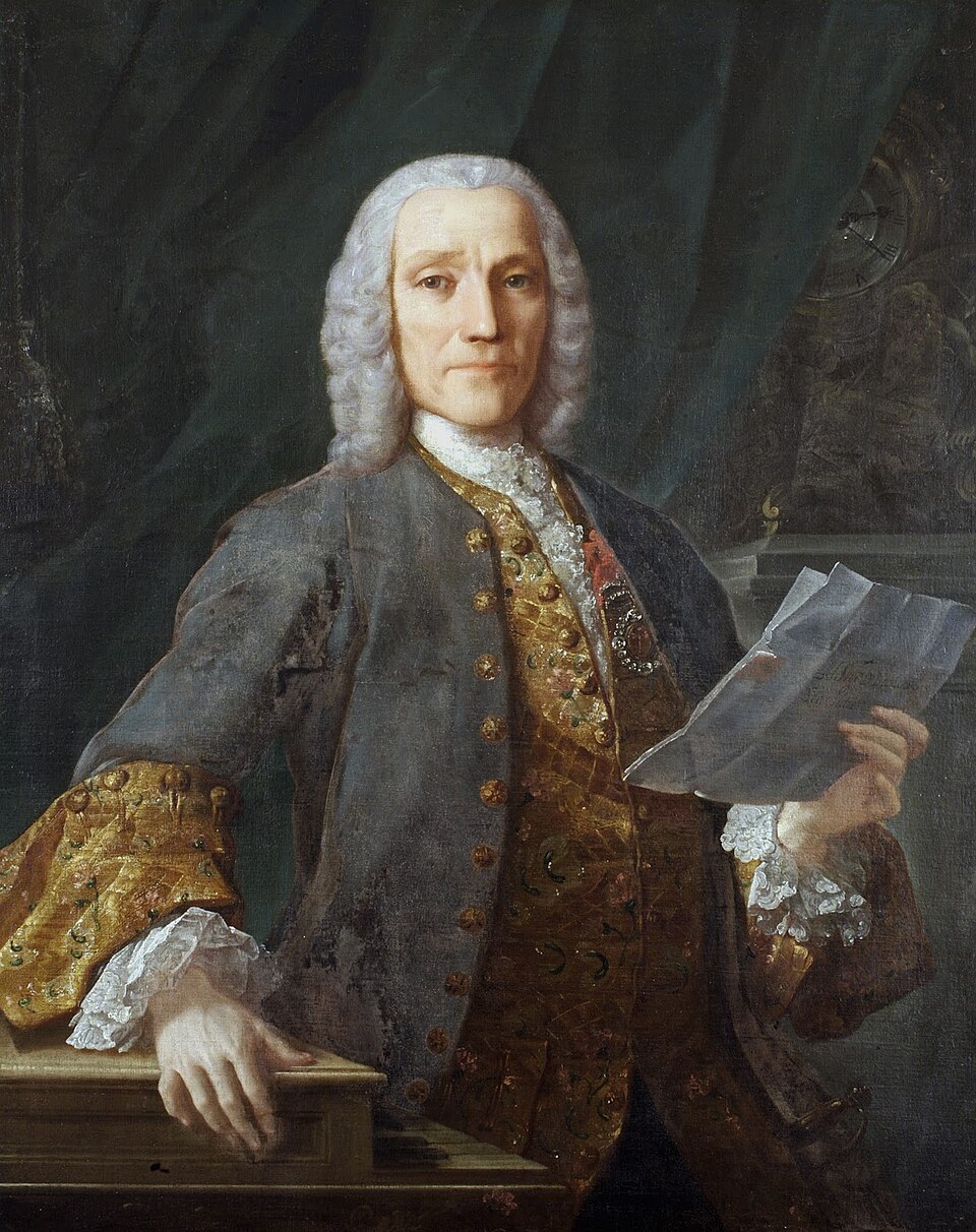Domenico Scarlatti, by Domingo Antonio de Velasco, 1738
