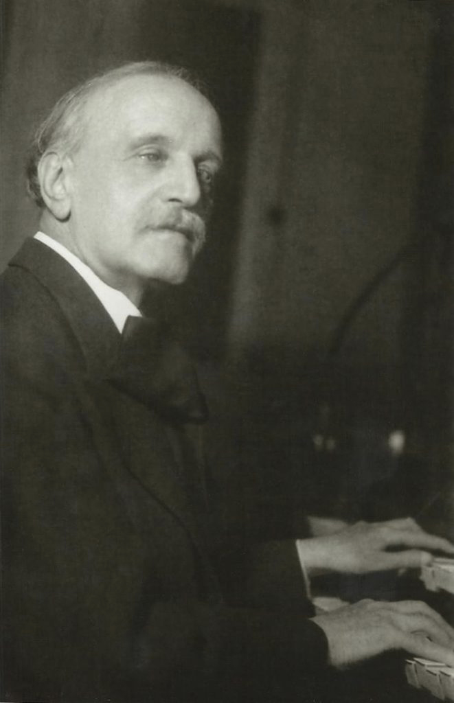 Louis Vierne at his organ console around 1935